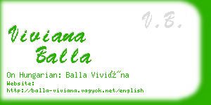 viviana balla business card